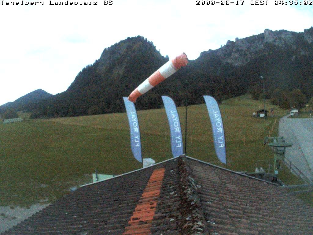 Archiv Foto Webcam Schwangau: Landeplatz am Tegelberg