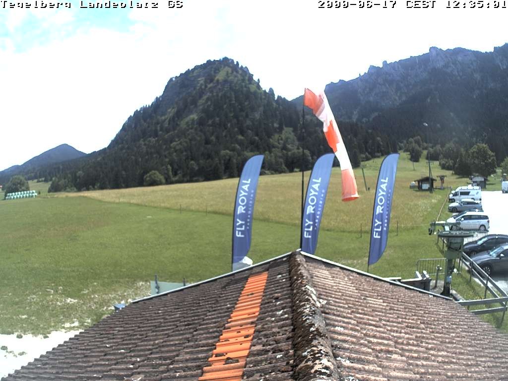 Archiv Foto Webcam Schwangau: Landeplatz am Tegelberg