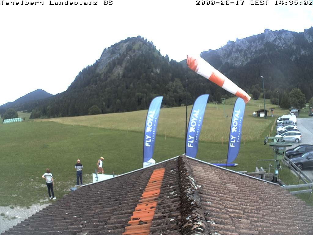 Archiv Foto Webcam Schwangau: Landeplatz am Tegelberg