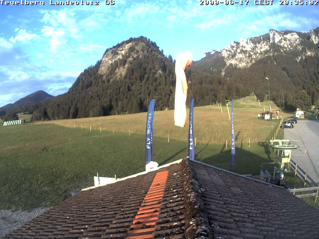 Archiv Foto Webcam Schwangau: Landeplatz am Tegelberg