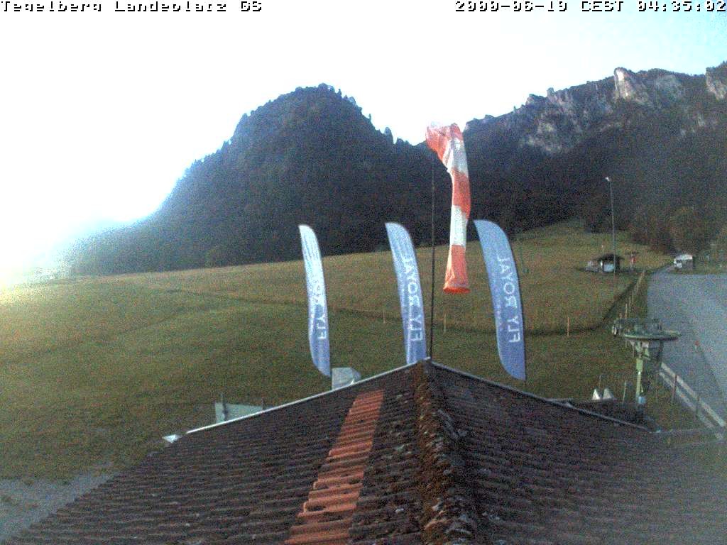 Archiv Foto Webcam Schwangau: Landeplatz am Tegelberg