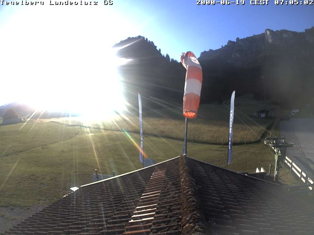 Archiv Foto Webcam Schwangau: Landeplatz am Tegelberg