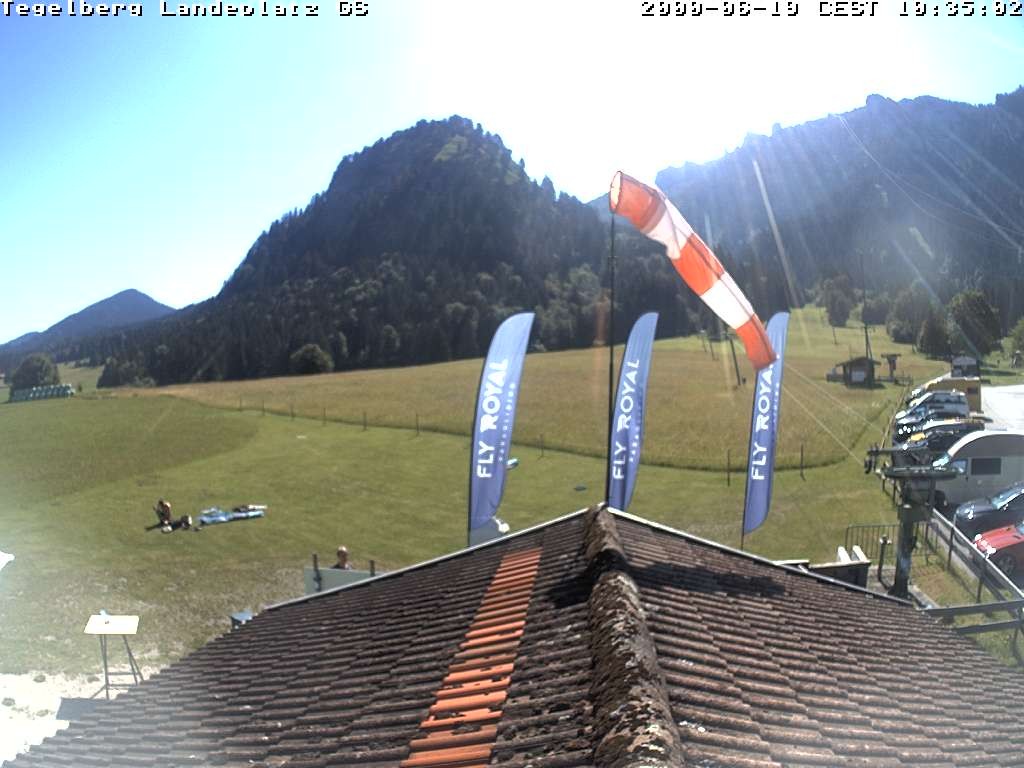 Archiv Foto Webcam Schwangau: Landeplatz am Tegelberg