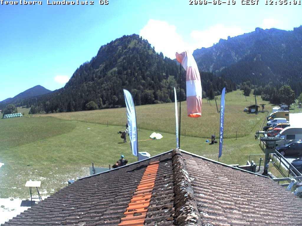 Archived image Webcam Tegelberg - Landing place