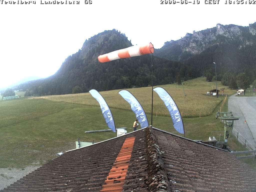 Archiv Foto Webcam Schwangau: Landeplatz am Tegelberg