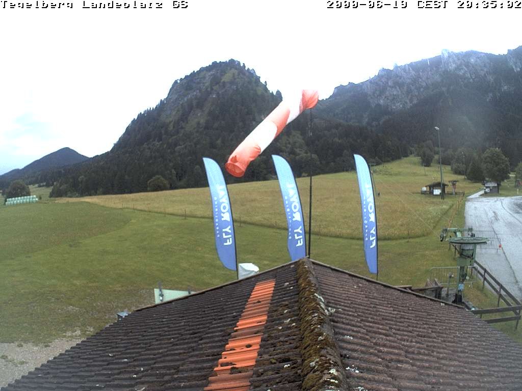 Archiv Foto Webcam Schwangau: Landeplatz am Tegelberg