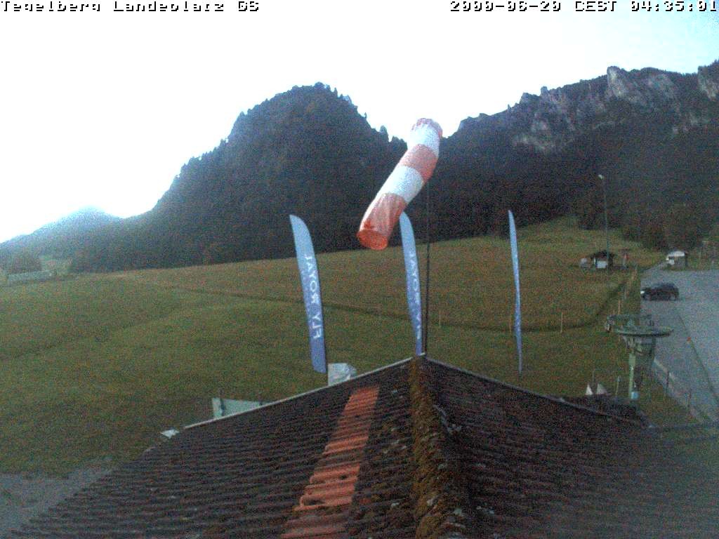 Archiv Foto Webcam Schwangau: Landeplatz am Tegelberg