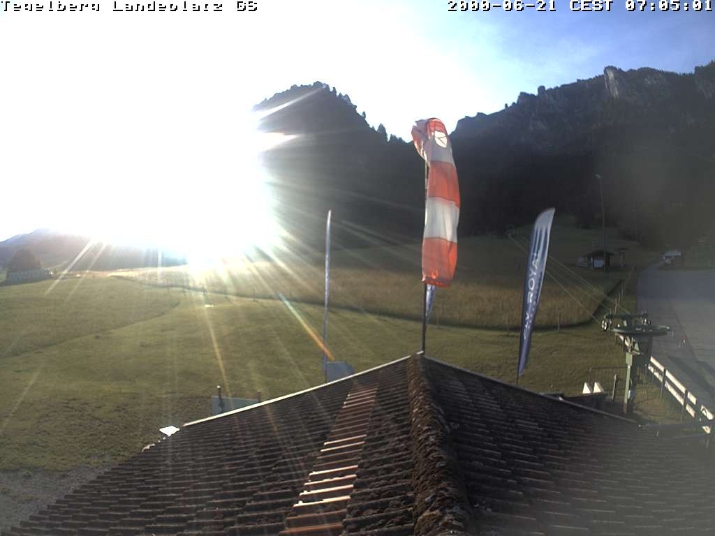 Archiv Foto Webcam Schwangau: Landeplatz am Tegelberg