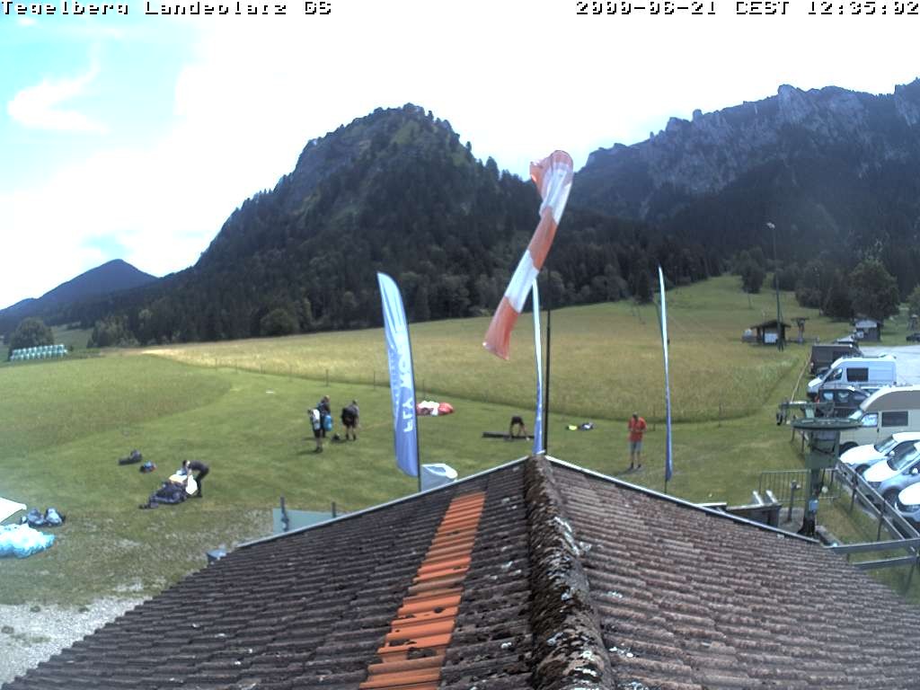 Archiv Foto Webcam Schwangau: Landeplatz am Tegelberg