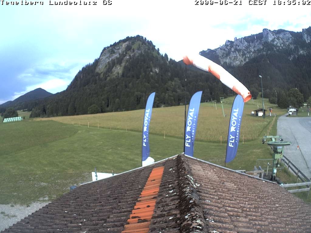 Archiv Foto Webcam Schwangau: Landeplatz am Tegelberg
