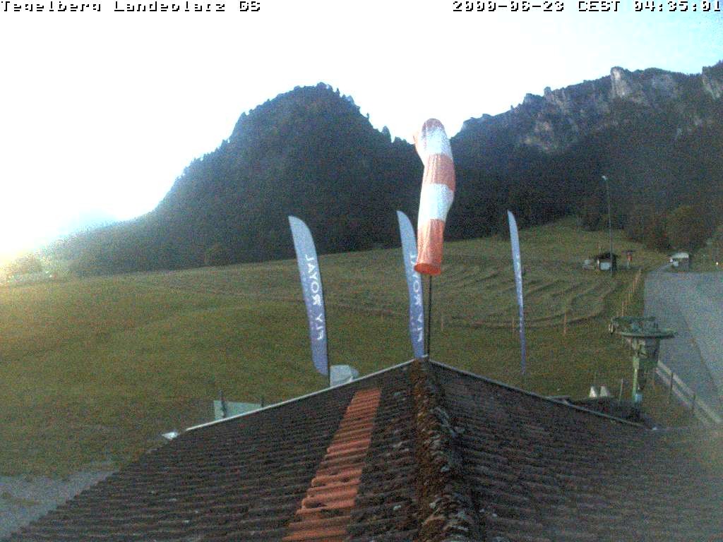 Archiv Foto Webcam Schwangau: Landeplatz am Tegelberg