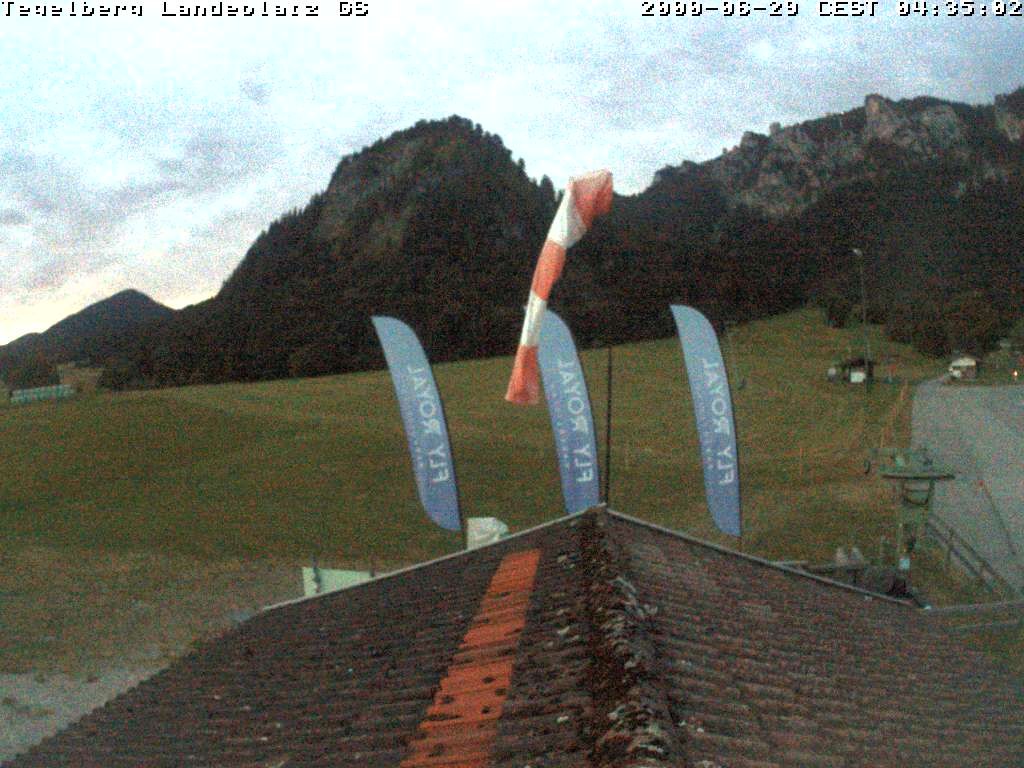 Archiv Foto Webcam Schwangau: Landeplatz am Tegelberg
