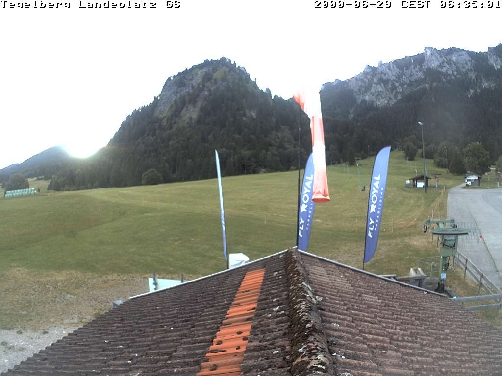Archiv Foto Webcam Schwangau: Landeplatz am Tegelberg