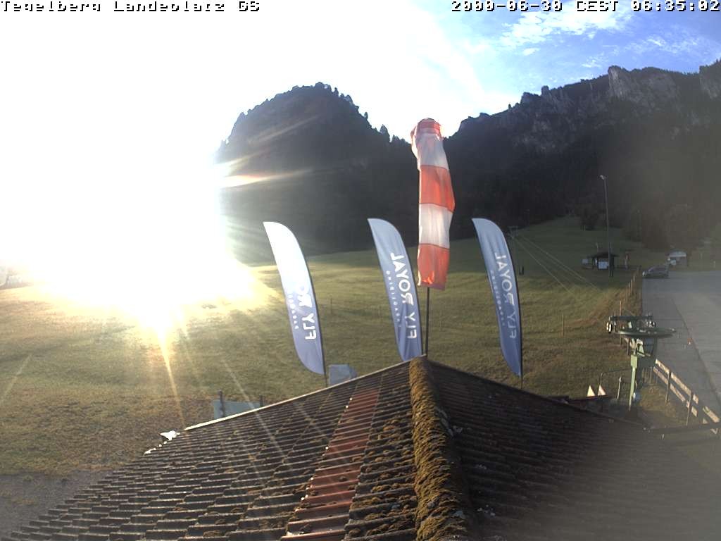 Archived image Webcam Tegelberg - Landing place