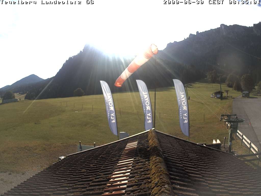 Archiv Foto Webcam Schwangau: Landeplatz am Tegelberg