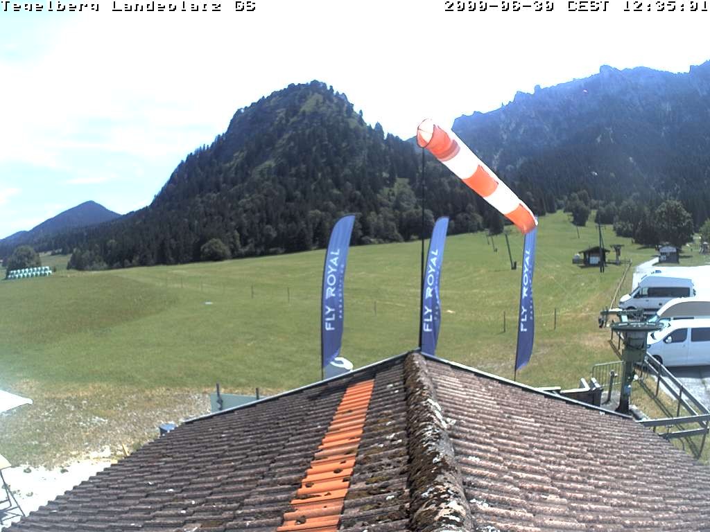 Archiv Foto Webcam Schwangau: Landeplatz am Tegelberg