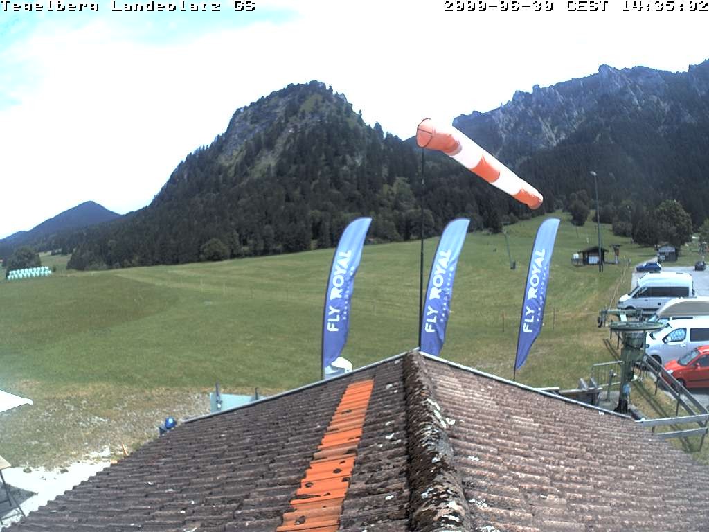 Archiv Foto Webcam Schwangau: Landeplatz am Tegelberg