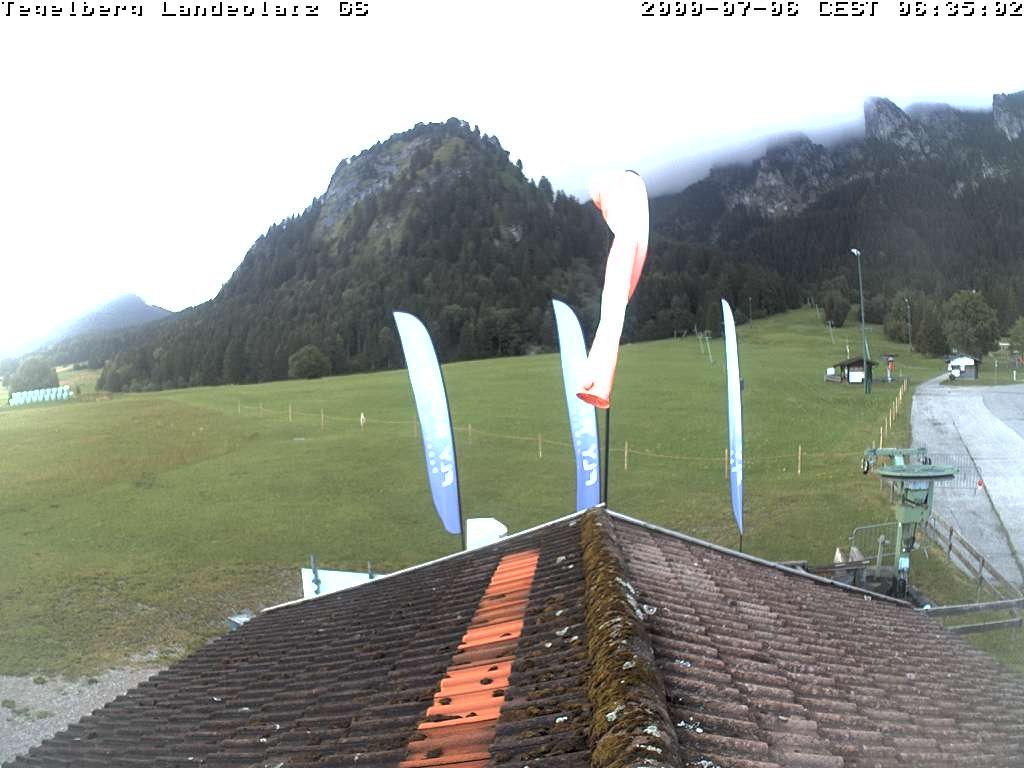 Archiv Foto Webcam Schwangau: Landeplatz am Tegelberg