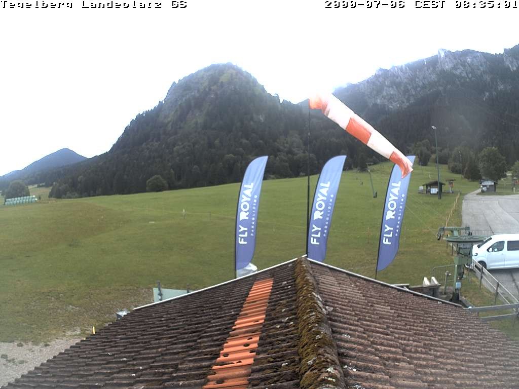 Archiv Foto Webcam Schwangau: Landeplatz am Tegelberg
