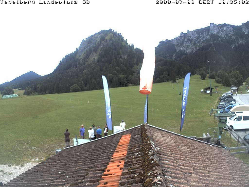 Archiv Foto Webcam Schwangau: Landeplatz am Tegelberg