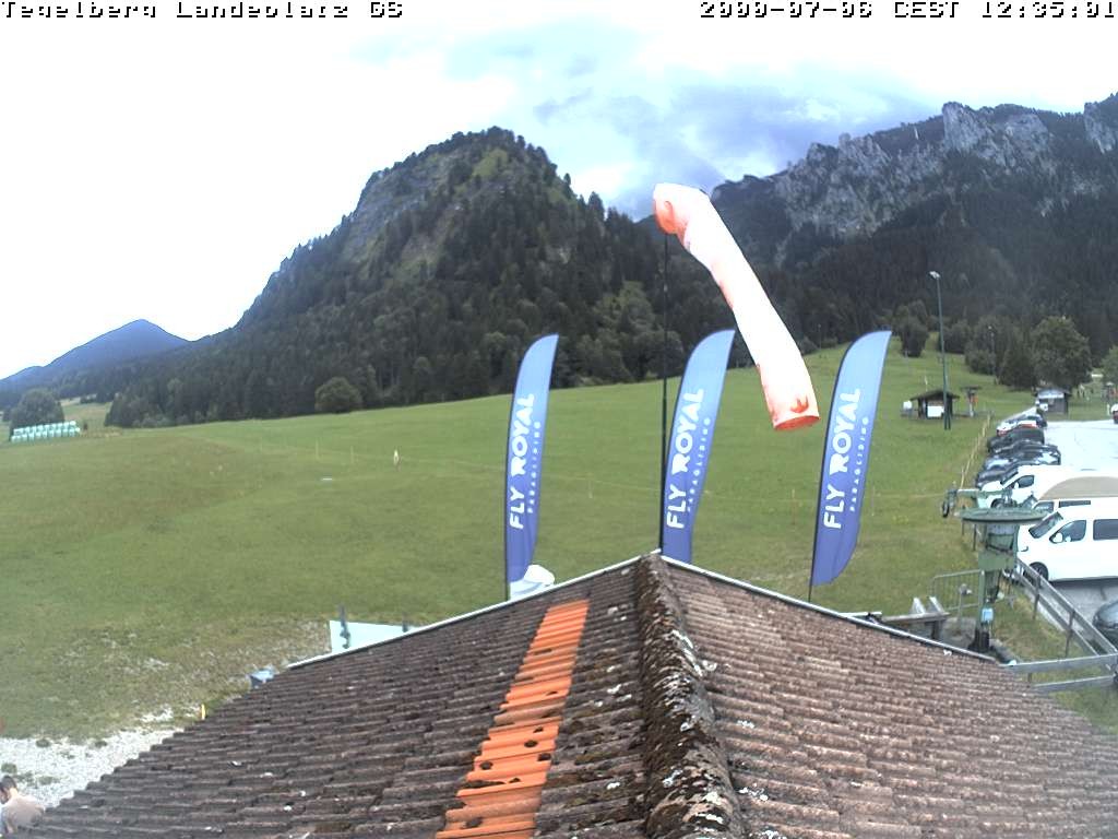 Archiv Foto Webcam Schwangau: Landeplatz am Tegelberg