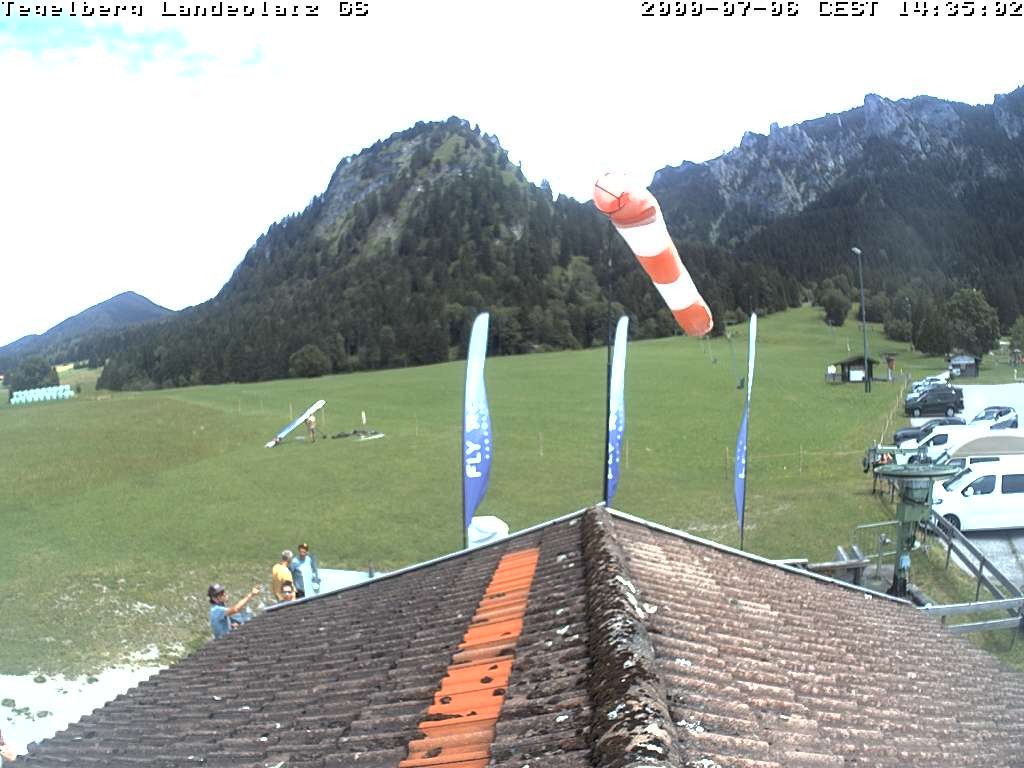 Archiv Foto Webcam Schwangau: Landeplatz am Tegelberg