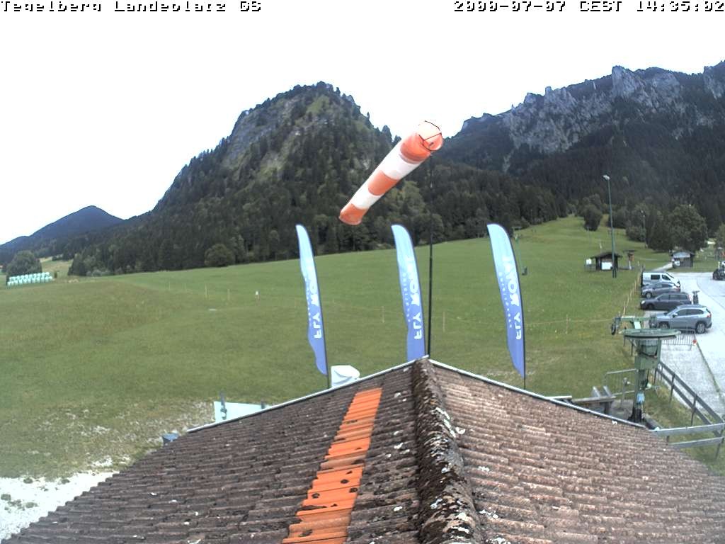 Archiv Foto Webcam Schwangau: Landeplatz am Tegelberg