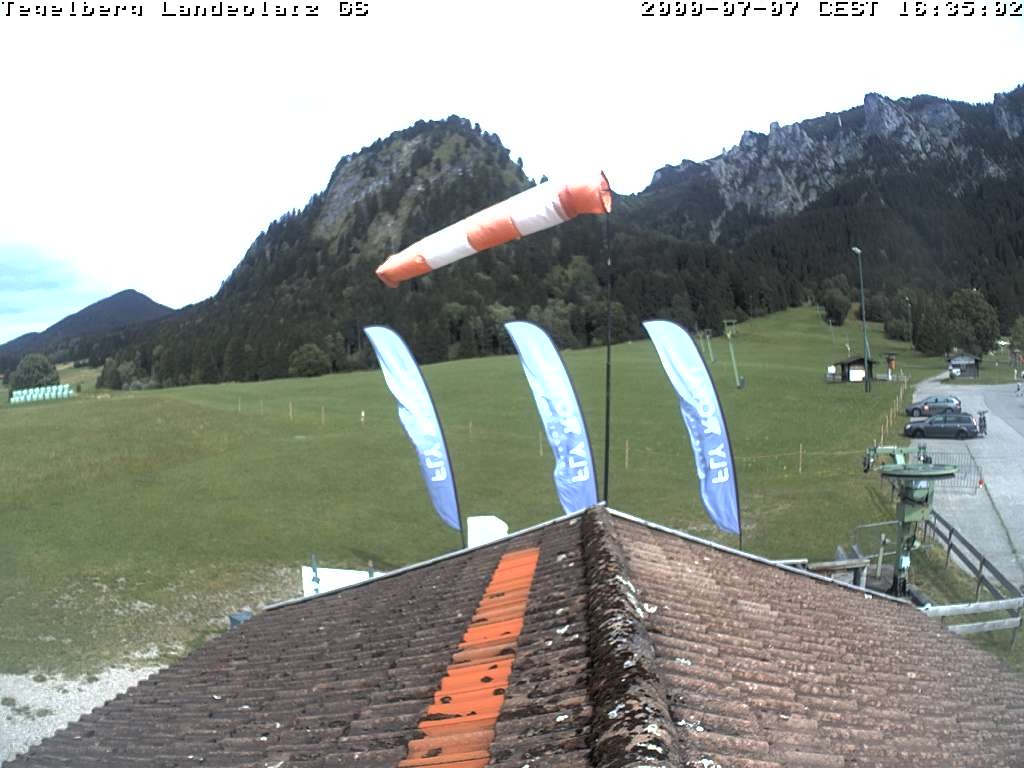 Archiv Foto Webcam Schwangau: Landeplatz am Tegelberg