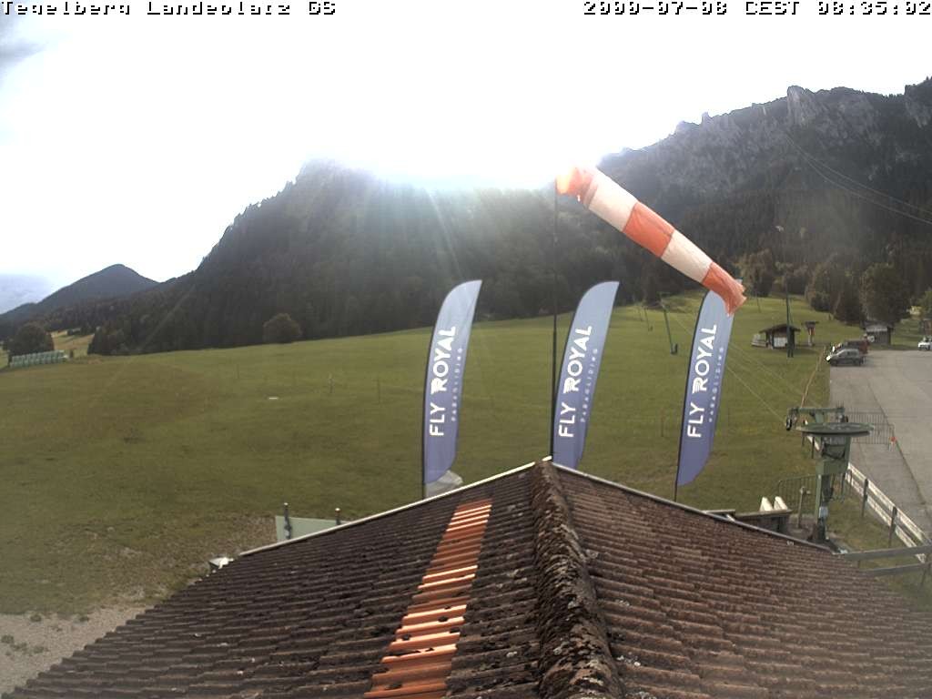 Archiv Foto Webcam Schwangau: Landeplatz am Tegelberg