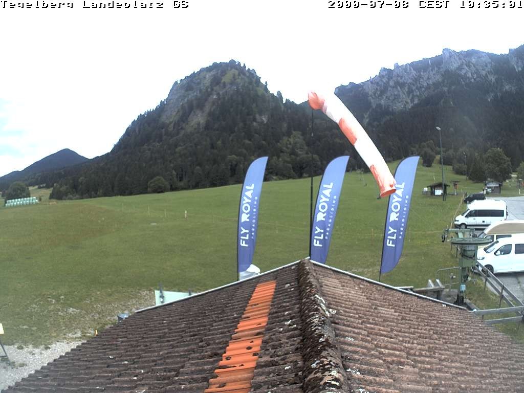 Archiv Foto Webcam Schwangau: Landeplatz am Tegelberg