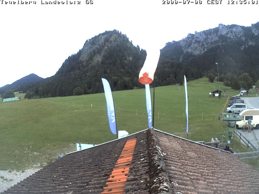 Archiv Foto Webcam Schwangau: Landeplatz am Tegelberg