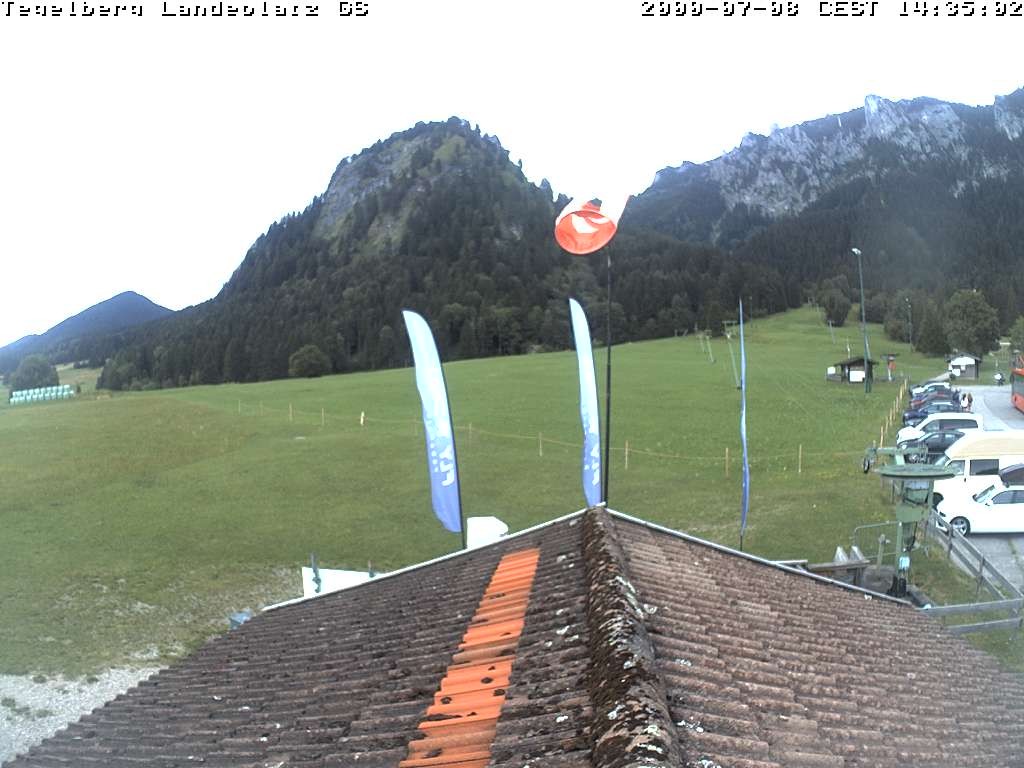 Archiv Foto Webcam Schwangau: Landeplatz am Tegelberg