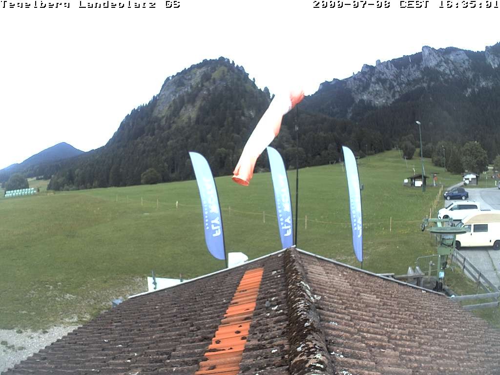 Archiv Foto Webcam Schwangau: Landeplatz am Tegelberg