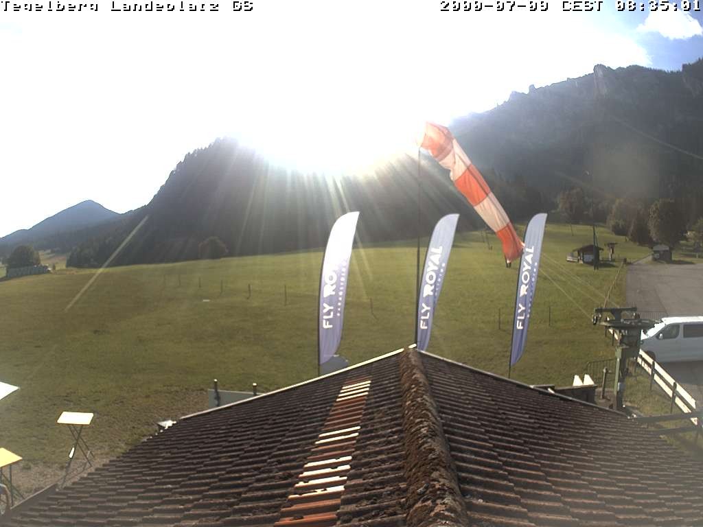 Archiv Foto Webcam Schwangau: Landeplatz am Tegelberg