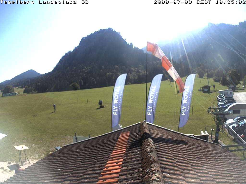 Archiv Foto Webcam Schwangau: Landeplatz am Tegelberg
