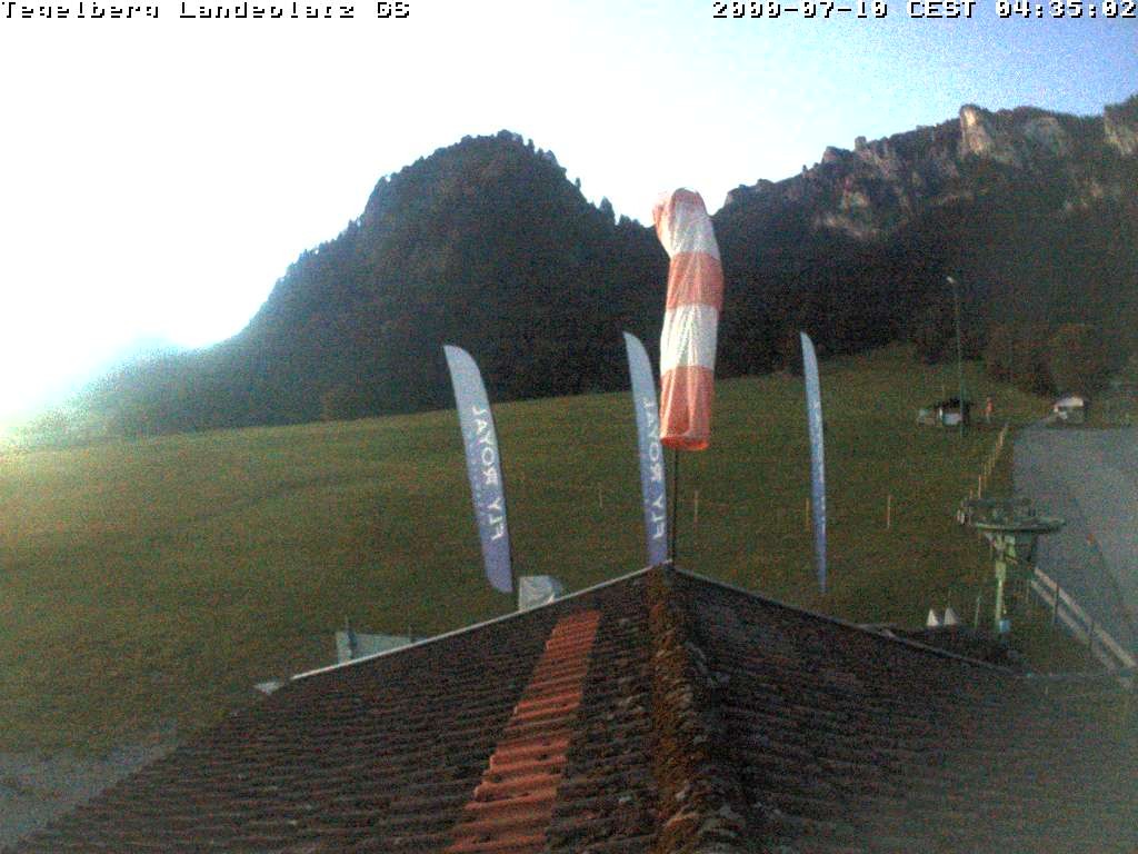 Archived image Webcam Tegelberg - Landing place