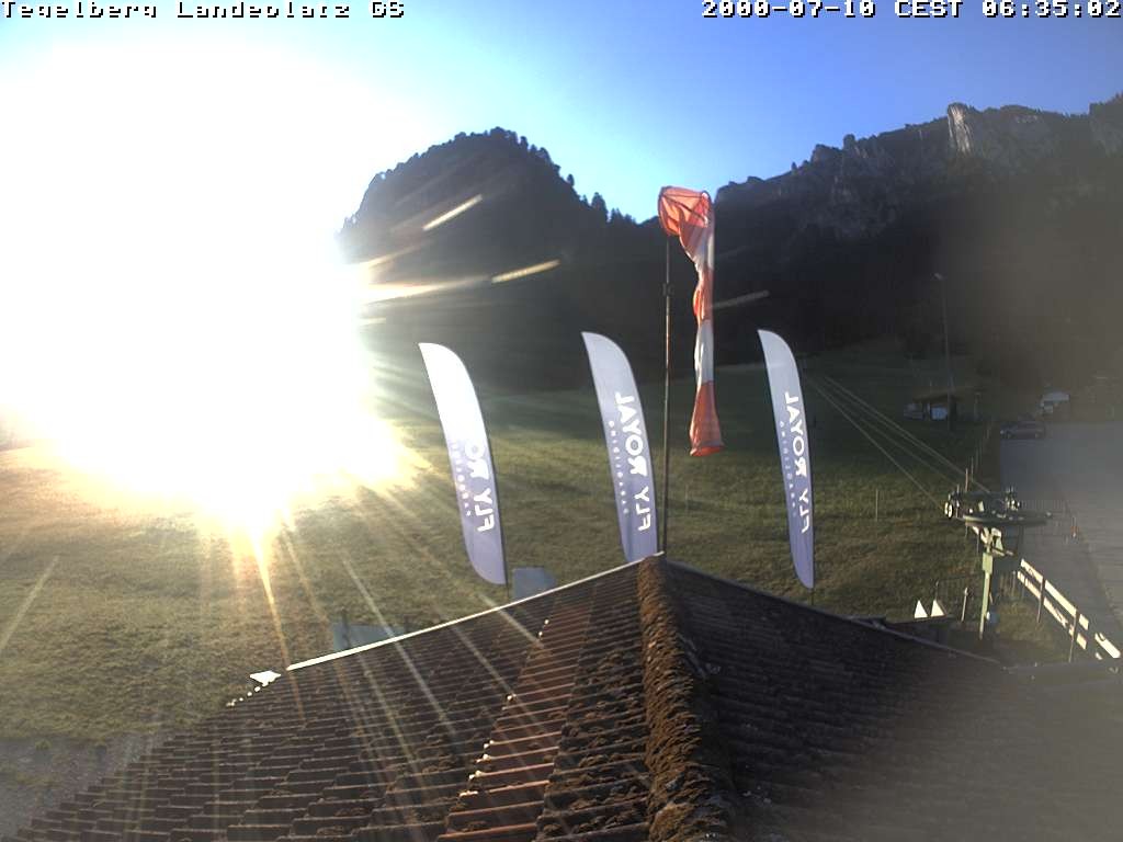 Archived image Webcam Tegelberg - Landing place