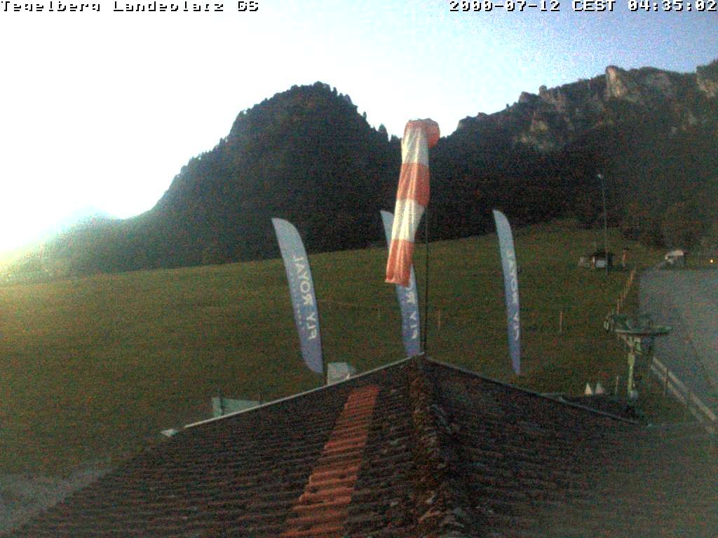 Archiv Foto Webcam Schwangau: Landeplatz am Tegelberg