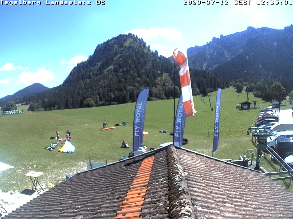 Archived image Webcam Tegelberg - Landing place
