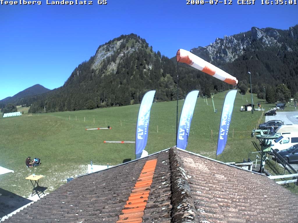 Archived image Webcam Tegelberg - Landing place