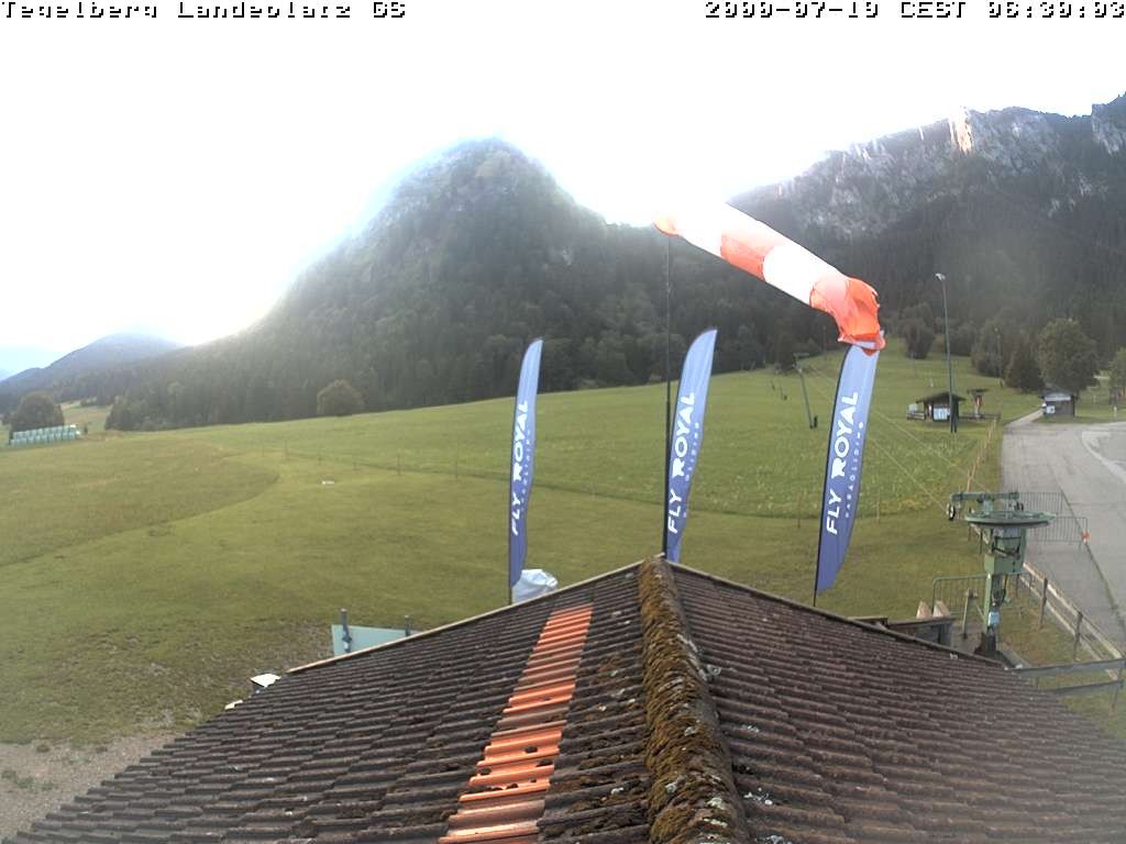 Archiv Foto Webcam Schwangau: Landeplatz am Tegelberg