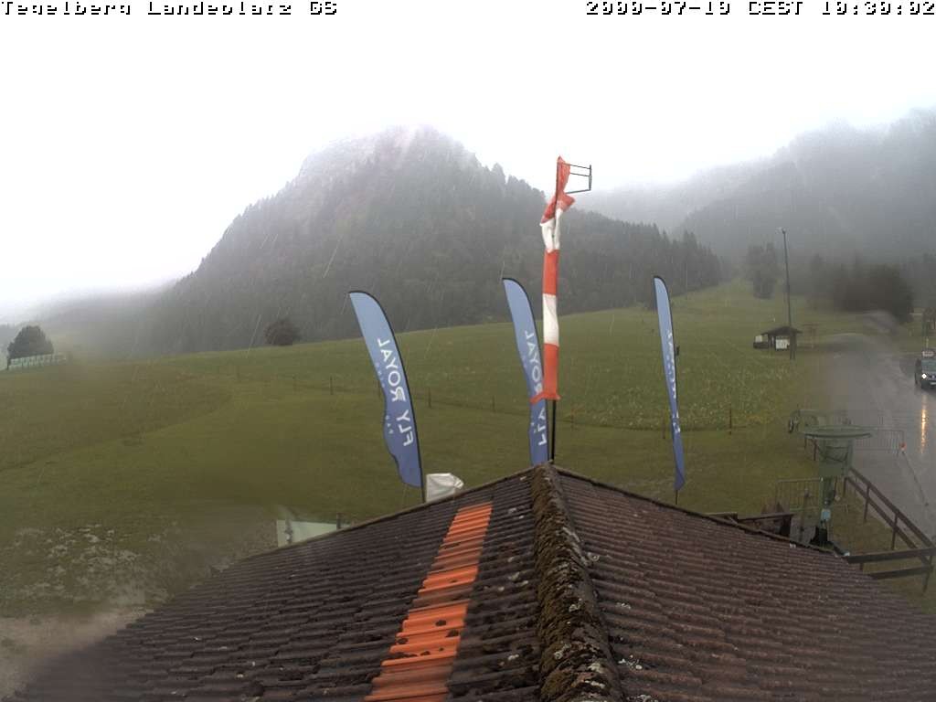 Archiv Foto Webcam Schwangau: Landeplatz am Tegelberg