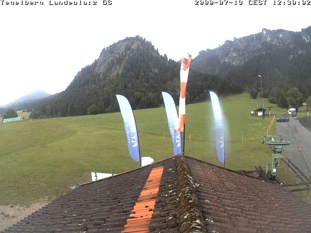 Archiv Foto Webcam Schwangau: Landeplatz am Tegelberg