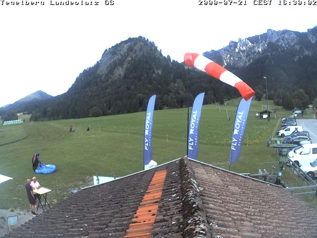 Archiv Foto Webcam Schwangau: Landeplatz am Tegelberg