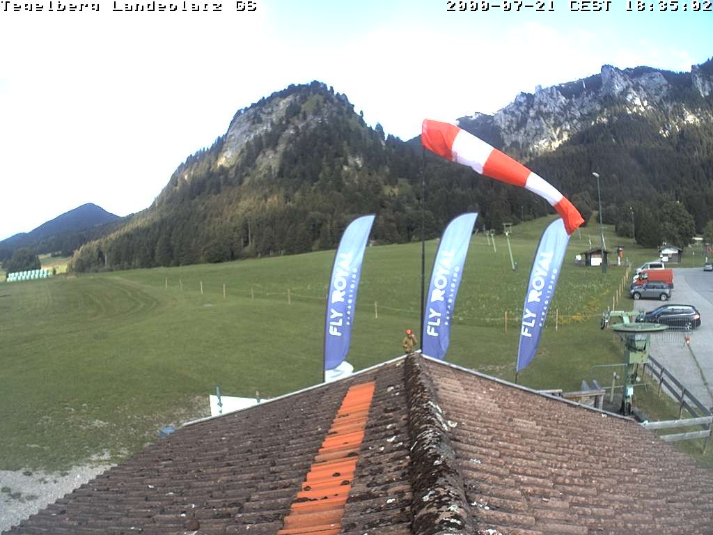 Archiv Foto Webcam Schwangau: Landeplatz am Tegelberg