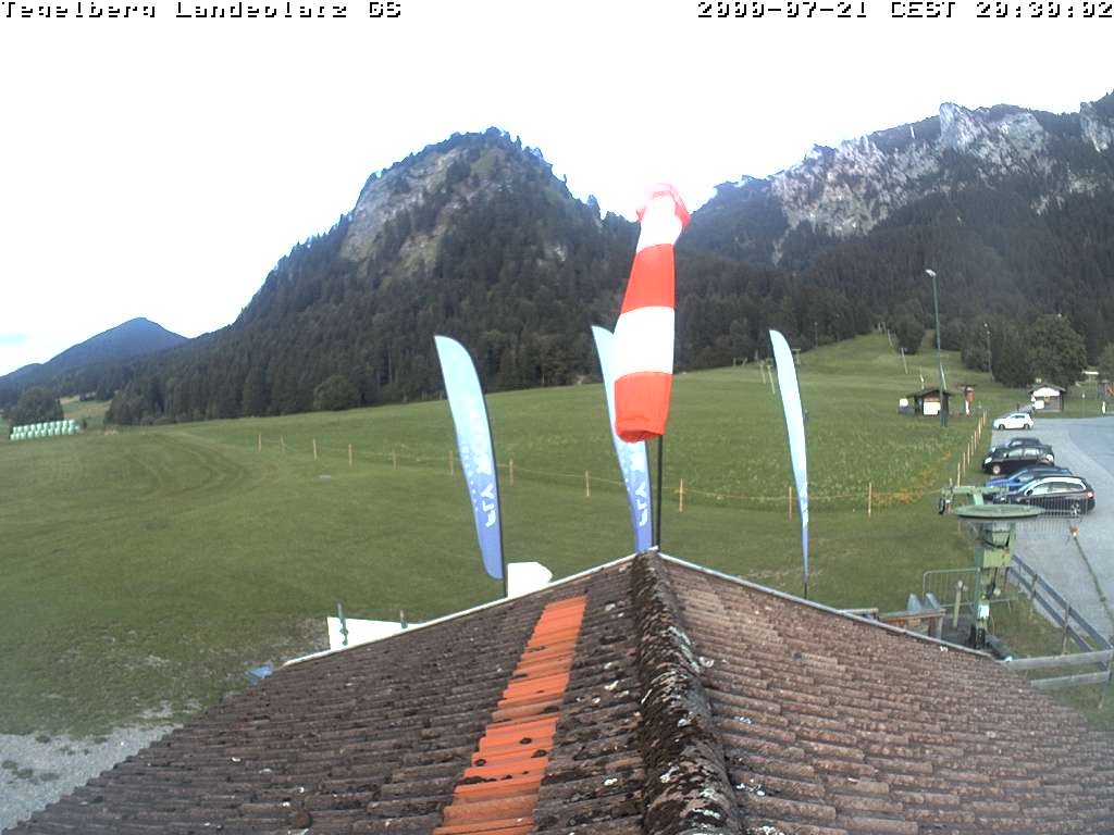 Archiv Foto Webcam Schwangau: Landeplatz am Tegelberg