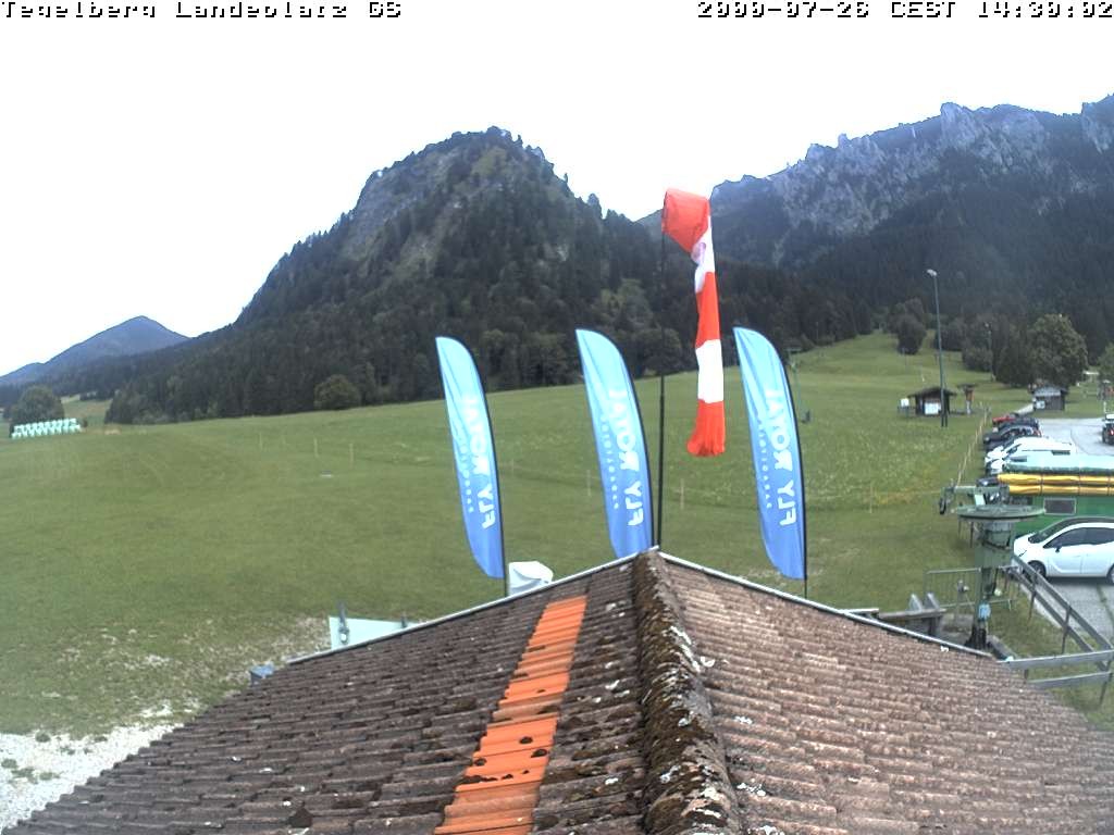 Archived image Webcam Tegelberg - Landing place