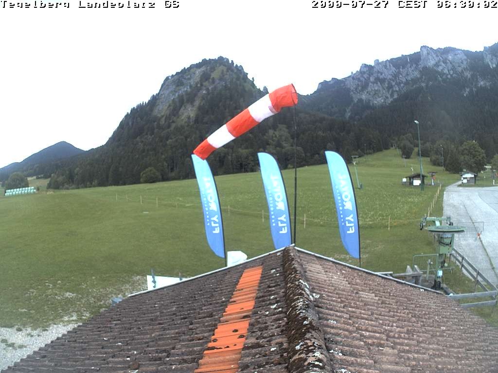 Archiv Foto Webcam Schwangau: Landeplatz am Tegelberg