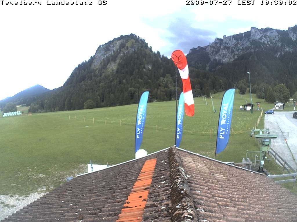 Archiv Foto Webcam Schwangau: Landeplatz am Tegelberg