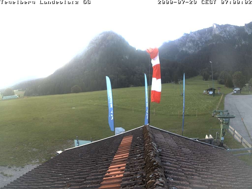 Archiv Foto Webcam Schwangau: Landeplatz am Tegelberg